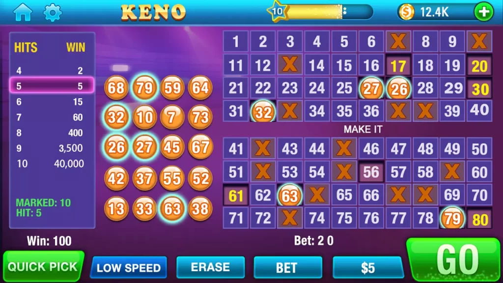 Cách chọn số Keno Loto188