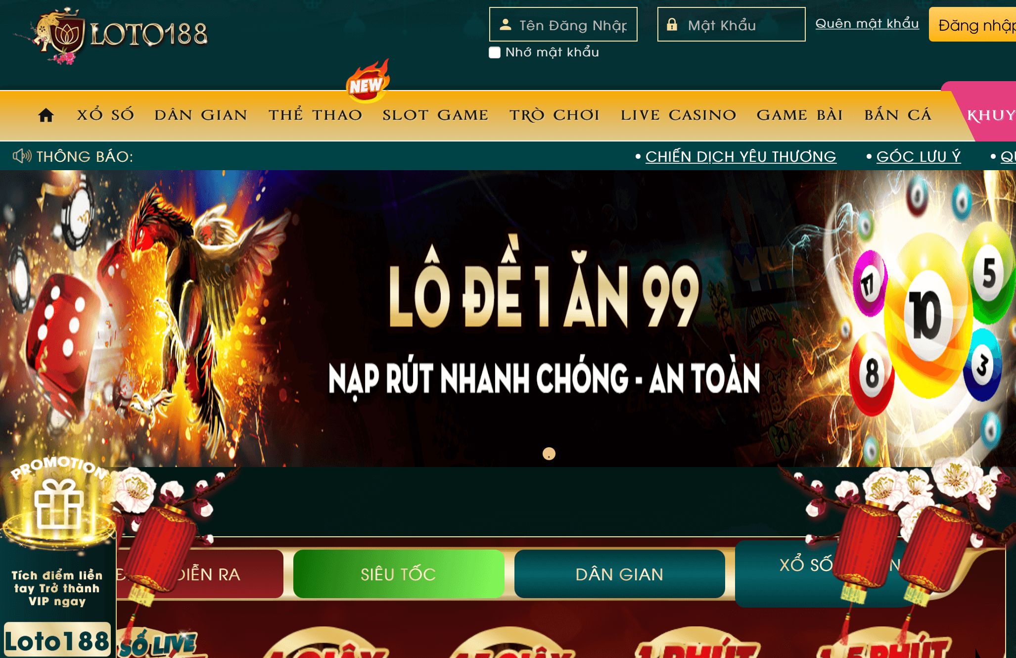 Tìm hiểu đôi nét về nhà cái Loto188 số 1 Đông Nam Á