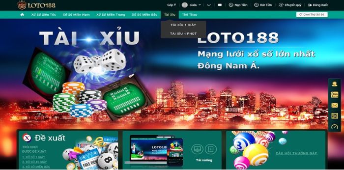 Chi tiết về loại hình xổ số Loto188