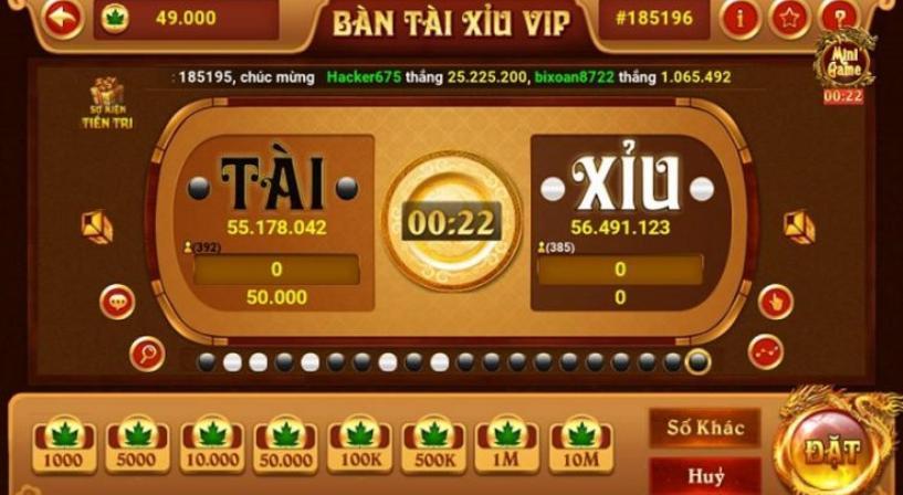 Những cổng game tài xỉu được nhiều người chơi nhất mọi thời đại